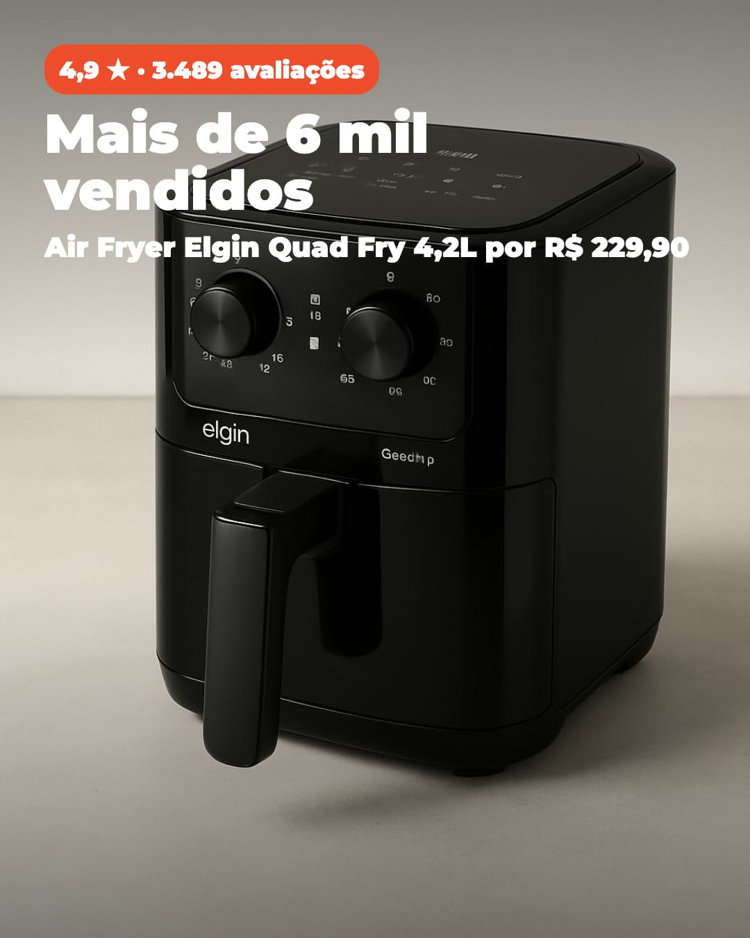 Air fryer sem óleo